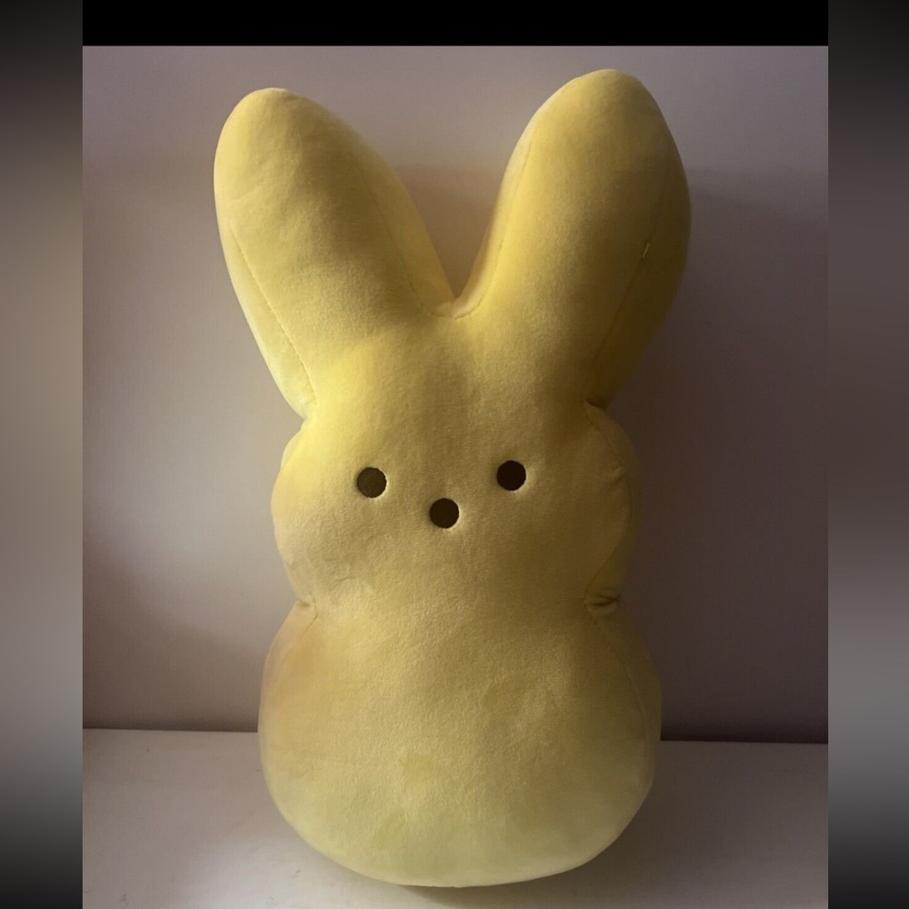 Peeps Yellow Plush Bunny Rabbit Large 17” Stuffed Animal Easter 2022